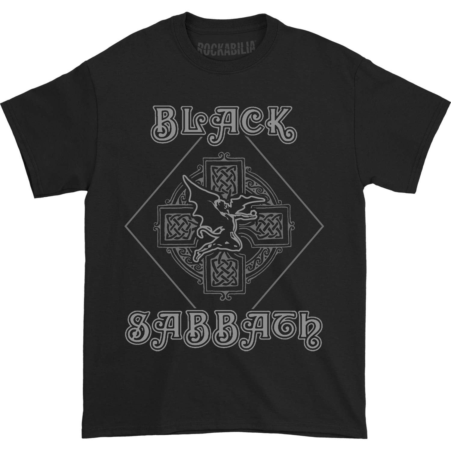 Black Sabbath - Black Sabbath Men's Fallen Angel Logo T-shirt Black ...
