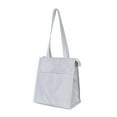 thumbnail image 3 of Mainstays Gray Polyester Zippered Reusable Lunch Bag, 3 of 6