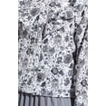 thumbnail image 5 of Black - Floral - Button Collar - Blouses - Refka, 5 of 5