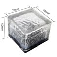 thumbnail image 2 of lámpara solar Lámpara Impermeable Iluminación Adornos Instalación Eléctrica Suministros de Construcción Azul shamjiam Lámpara de patio enterrado de cubitos de hielo, 2 of 2