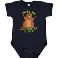 thumbnail image 3 of Inktastic Groundhog Day Wake Me when Winter is over Boys or Girls Baby Bodysuit, 3 of 5