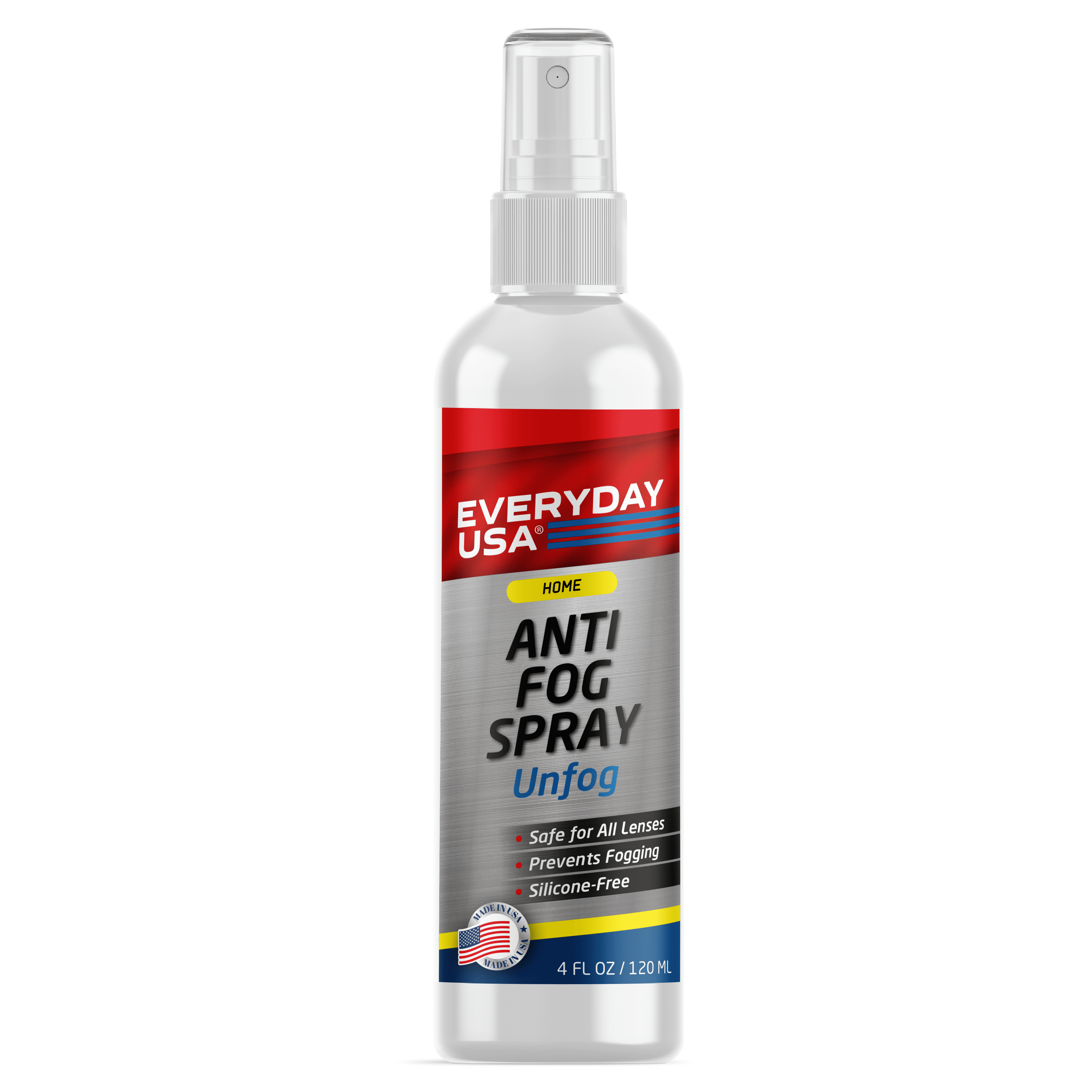 Anti Fog Spray for Glasses, Goggles, PPE, VR Headsets 4oz Prevents Fog
