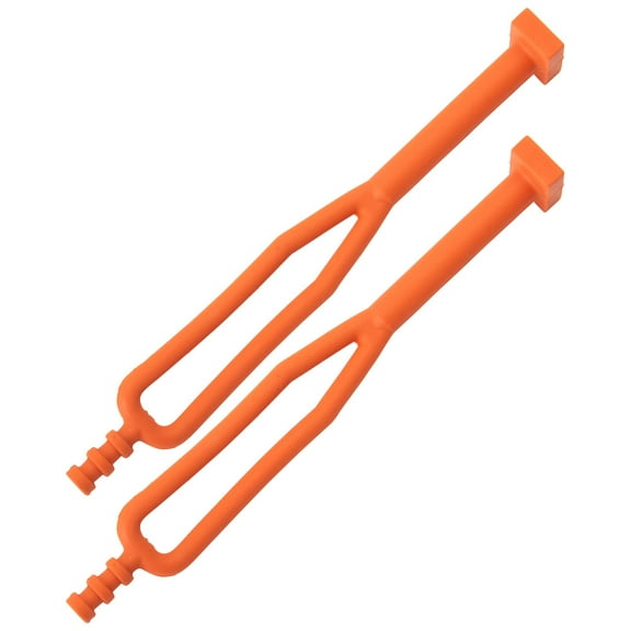 Tusk Kickstand Rubber Strap Pair Orange