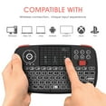 thumbnail image 4 of Rii i4 Mini Bluetooth Keyboard with Touchpad, Blacklit Portable Wireless Keyboard with 2.4G USB, 4 of 7