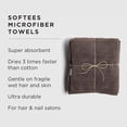 thumbnail image 2 of Softees Towels with Duraguard, Chocolate, 10-Pack, 2 of 6