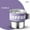 Purple, variant on LILELIS Cup Coffee Cup with Lid 400Ml Stainless Steel Insulated Cup Portable Leak Proof Insulated Cup with Elastic Sleeve Household Office Car Spill Proof Coffee Cup Purple One Size