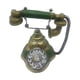 thumbnail image 2 of Decoración de teléfono perfecl Estatua de teléfono Retro de resina Verde, 2 of 8