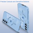 thumbnail image 4 of Funda magnética AIGOMARA para Samsung Galaxy S25 Plus, color azul, 4 of 6