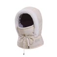 thumbnail image 2 of Gorro cálido de invierno para el cuello, para mujeres y hombres, ideal para senderismo, snowboard, acampada en climas fríos. Beige, 2 of 8