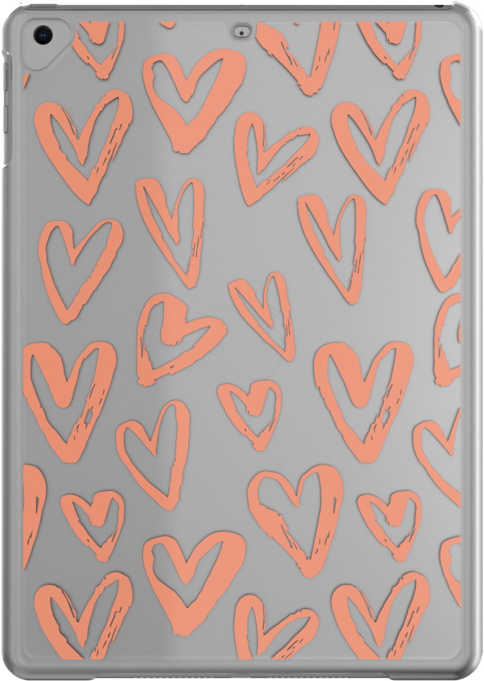 onn. Snap-on iPad Case For iPad 9.7-inch (6th gen/2018), 9.7-inch (5th gen/2017), iPad air, iPad air 2 & iPad Pro 9.7-inch, Hearts