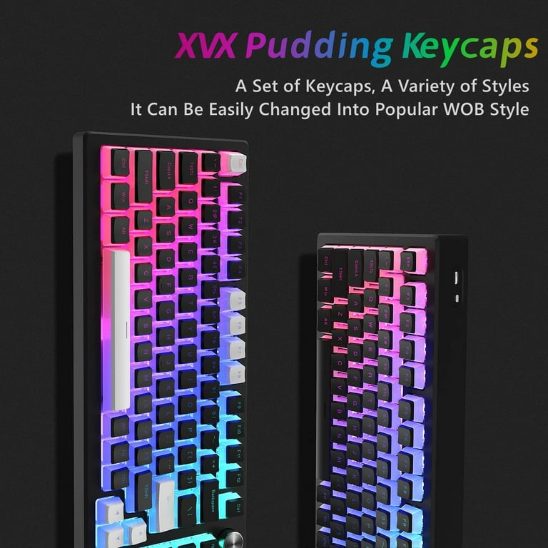HyperX Pudding Keycaps 2 - Full Key Set - PBT - Pink (US Layout)