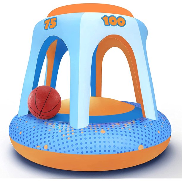 Swimming Pool Basketball Hoop Set with Ball