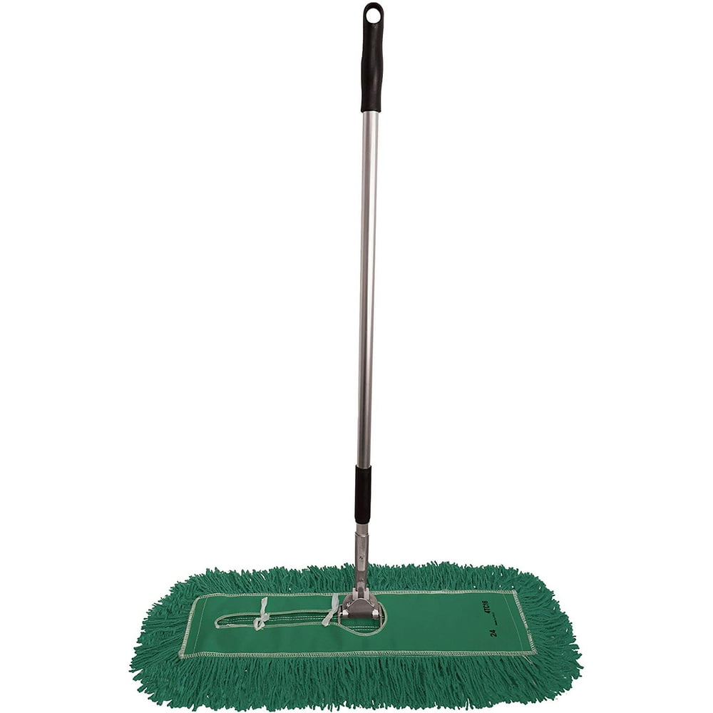 Dust Mop Kit 60" (1) 60" Green Industrial ClosedLoop Dust Mop, (1) 60