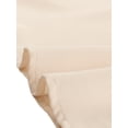 thumbnail image 5 of Women's Plus Size Work Round Neck Ruffle Chiffon Blouse Top Beige 4X, 5 of 5