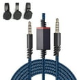 thumbnail image 6 of Yucurem Replacement Headset Cable Inline Mute Cord for Astro A10/a30/a40/a40tr/a50(blue), 6 of 10