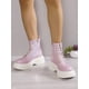 thumbnail image 3 of opean And American Style Minimalist Fashionable Autumn & Winter Chunky Heel Ankle Boots For Women, Motorcycle Boots, 3 of 4
