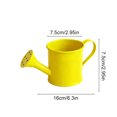 thumbnail image 3 of Vintage Wrought Iron Watering Can Decorative Vase,Multi‑Purpose Small Household Storage Container For Indoor Home Decor.Yellow, 3 of 6
