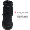 thumbnail image 2 of Minnetonka Women's High Top Back Zip Boots 7.5 M Black, 2 of 7