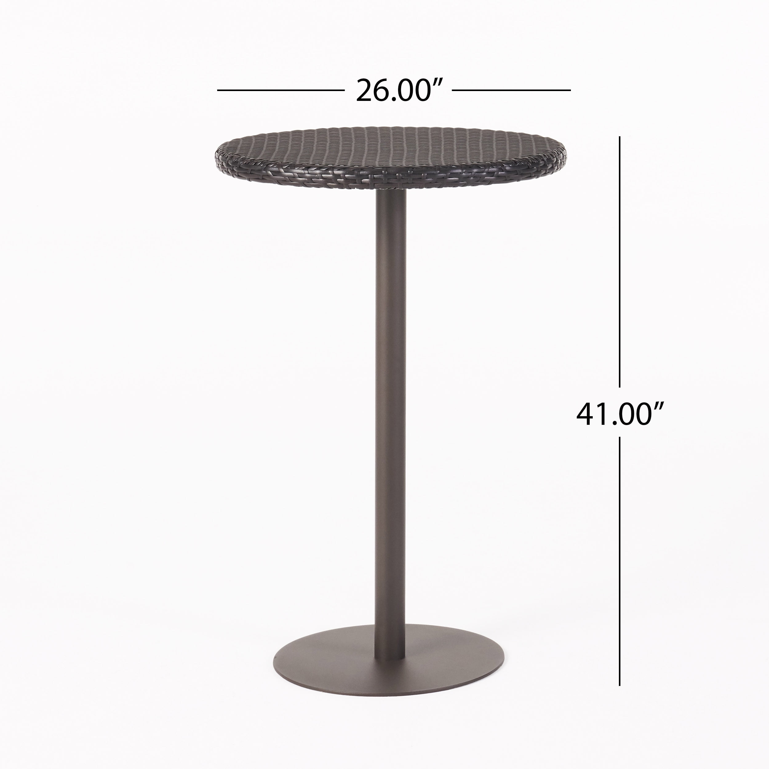 26 inch bistro table