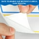 thumbnail image 2 of EeaseMX 300 etiquetas autoadhesivas con borde de colores para nombres, etiquetas en blanco, útiles escolares, 2 of 7