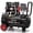 black-8 GAL, variant on 3Gallon Ultra Quiet Air Compressor with Two Quick Couplers 1.2HP MAX115PSI Oil-Free Air Compressor Steel Tanks, 70dB Air Compressor with Wheels for Spray Painting, Auto Repair, Woodwork Nailing