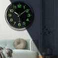 thumbnail image 2 of DESIGNICE Wall Clock,Luminous Features Large Wall Clock,Premium Plastic Safe and Reliable Small Wall Clock,Style5, 2 of 4