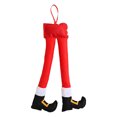 thumbnail image 3 of Patas Navideñas Papá Noel Accesorios para Coche Decoraciones Árboles Navidad () Rojo, 3 of 6