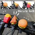 thumbnail image 2 of Bell Cartoon Hamburg French Fries Sandwich Lovely Loud Bell MTB Bell Accessories Cycling Handlebar horns parts,road bell bulb kids bike bulb Handlebar horns,metal parts,road loud,bike bugle l, 2 of 7