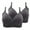 Gray, variant on Bras for Women,Wireless Bras for Women,Womens Bras,Soft,Stretch Fabric,Solid,Nylon,Black,XS(US:4)