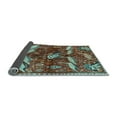 thumbnail image 2 of Ahgly Company Indoor Square Animal Light Blue Traditional Area Rugs, 3' Square, 2 of 4