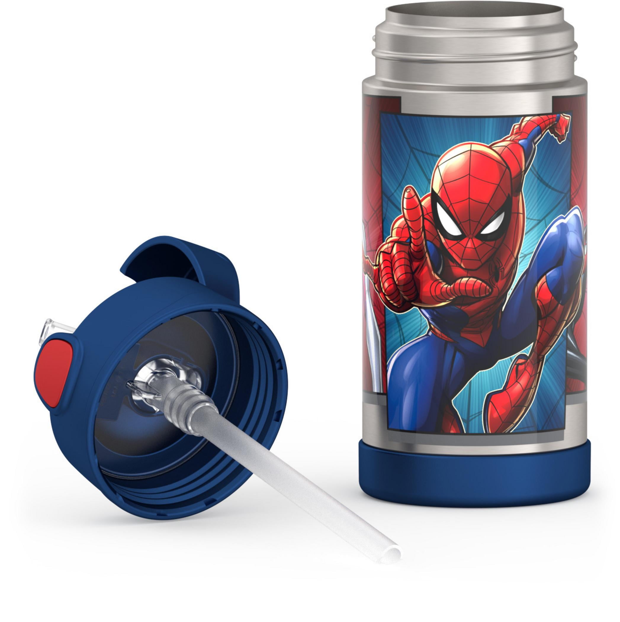 Thermos 12oz FUNtainer Water Bottle with Bail Handle - Red Spider