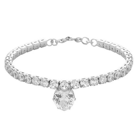 Pet Collar with Diamonds  DIY Crystal Diamond Bling Heart Shape Pendant Wedding Cat and Dog Small Pet Necklace Jewelry