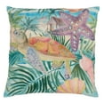 thumbnail image 2 of Saro Lifestyle Tropical Turtle Print Poly Throw Pillow, 2 of 5