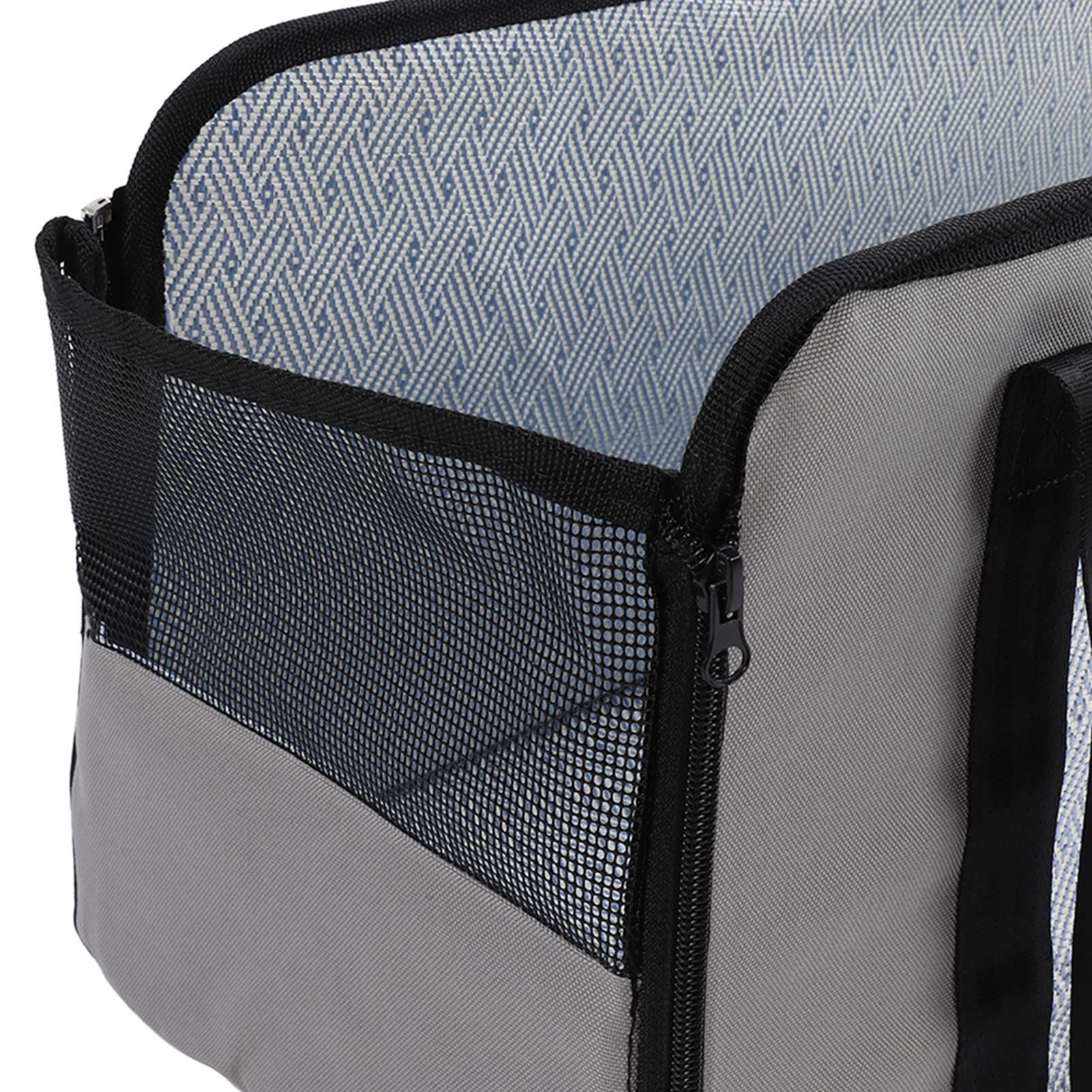 M Buder Dog Car Basket High Strength 600DPU Polyester Portable Pet Booster Seat Travel Chair for Cat Puppy, 17.7 inches / 45 cm