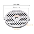 thumbnail image 2 of Placa de molinillo de carne Uxcell 3mmx54mm de acero inoxidable para reemplazo de molinillos, 2 of 5