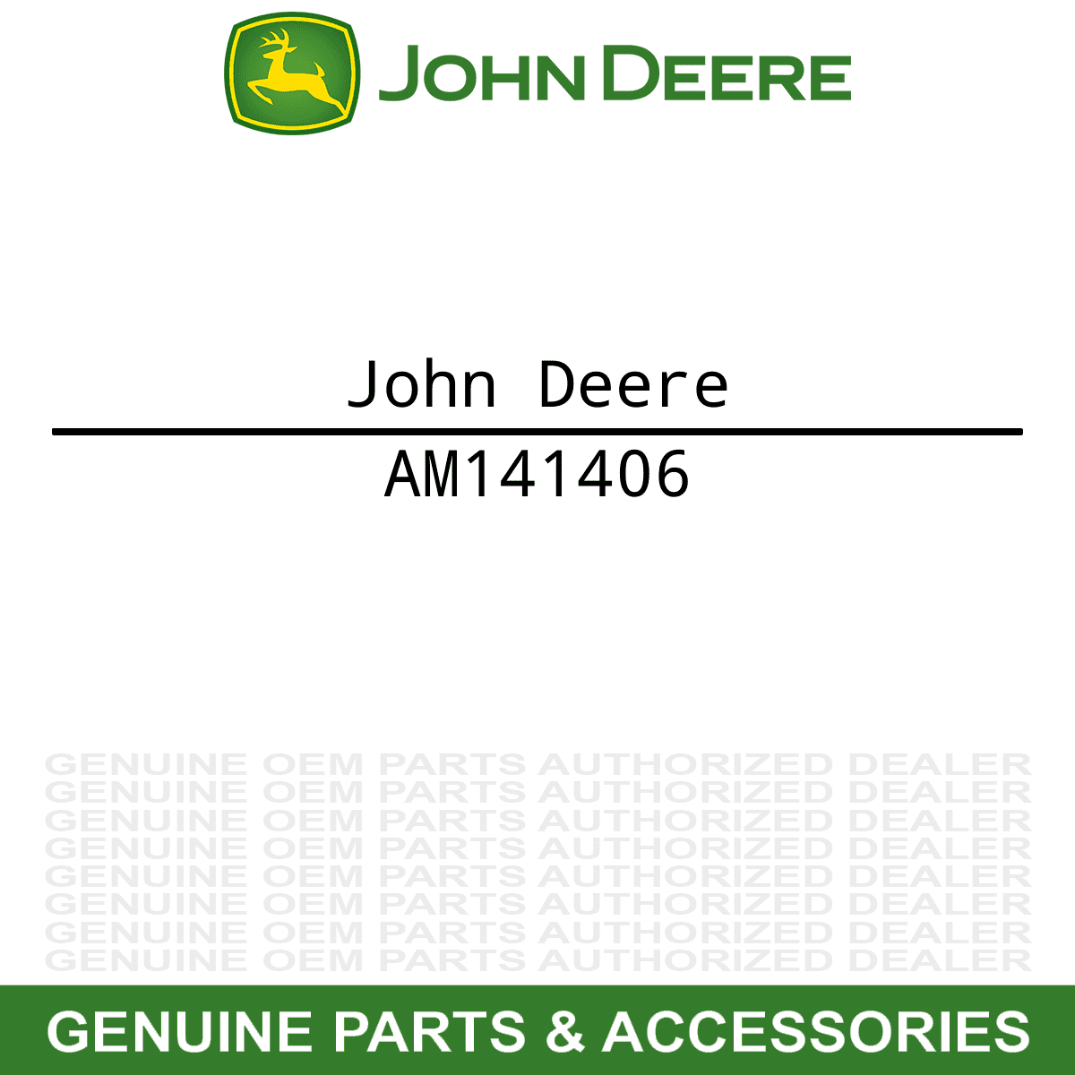 John Deere AM141406 Filler Cap