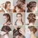thumbnail image 5 of Elastique à Cheveux, Elastiques Caoutchouc Bandeaux, 1000 piezas transparentes Mini Elastique Cheveux, Petit Elastique pour Les Tresses Coiffure de Mariage de Cheveux, Petites Dreadlocks, 5 of 5