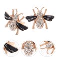 thumbnail image 2 of 2 Pcs Charmes de Chaussures Abeille Mignons Boucles Métalliques Décoratives pour Femmes, 2 of 8