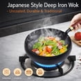 thumbnail image 2 of Japanese Cooking Cast Iron Pot, Hand-Forged Non-Stick Iron Pan with Lid, Durable Rust-Free Wok, 2 of 7