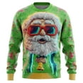 thumbnail image 3 of Christmas Sweater Men Santa Claus Party Funny 3D Graphic Long Sleeve Pullover Sweatshirts Crewneck Xmas Holiday Tops, 3 of 3