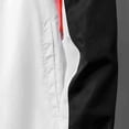 thumbnail image 5 of MADHERO Men's Windbreaker Jacket Water Resistant Lightweight Jacket Coat White/Black/Orange Size M, 5 of 6