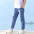 thumbnail image 2 of Danhjin Boys Sweatpants Quick Ly Dry Casual Pants Kids Lightweight Summer Beach Hiking Active Athletic Pants with Pockets 3-14 Years, 2 of 7