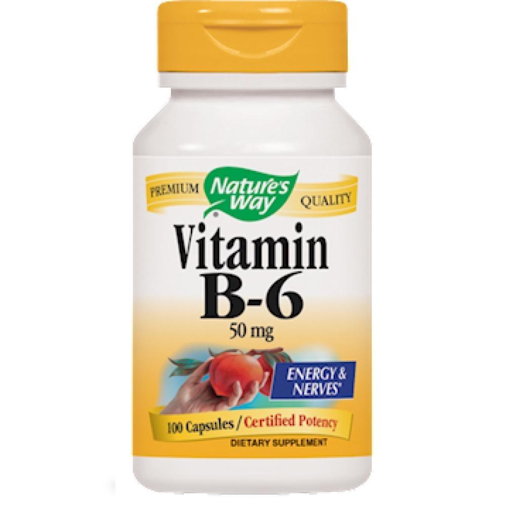 Nature's Way Vitamin B6 100 mg 100 caps 40431 Walmart Canada