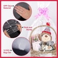 thumbnail image 3 of 12 Pcs Clear Cellophane Bags 18x30 Inch Cellophane Wrap for Gift Baskets Cello Gift Bags for Graduation Gifts Basket Stuffers Candy Wedding Party Baby Bridal Shower Wine Bottles, 3 of 4