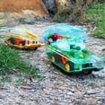 thumbnail image 2 of CNKOO Jouet Tank Inertie Lumière Cool Rotation Transparente Jouet Tank Interactif Coloré Mini Tank Canon Boy Cadeau pour Enfants, 2 of 6