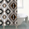 thumbnail image 4 of Waterproof Bohemian Shower Curtain 72x72 Inch Boho Style Polyester Unique Shower Curtain for Bathroom Hotel Home Decor with 12 Plastic Hooks, 4 of 5