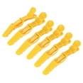 thumbnail image 2 of 6Pcs Cheveux, Glisser Simple Pince à Cheveux Outil Anti-Barbier Section Chaude Griffe Fermoirs Noir, 2 of 8