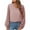 Pink, variant on Annhoo Chiffon Shirts for Women Fall Elegant V Neck Long Sleeve Business Tops Office Work Casual Blouse Tees