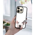 thumbnail image 5 of FINCIBO Soft Rubber Protector Cover Case for Apple iPhone 14 Pro 6.1" 2022, Animal Bull Terrier Dog, 5 of 5