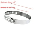 thumbnail image 2 of JLFNYA 10 Pcs Hose Clamp Equipped with A Screwdriver, Tubing Clamps, Stainless Steel Pool Hose Clamp, Radiator Hose Clamps, Pool Hose Clamps, 1.06" - 1.96" Diameter Adjustable Hose Clamps, 2 of 8